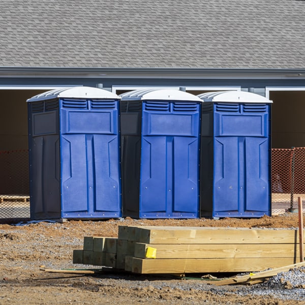 what is the maximum capacity for a single porta potty in Duncan